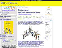 Tablet Screenshot of german-business-etiquette.com